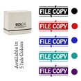 thumbnail image 7 of Printtoo File Copy Self Inking Rubber Stamp Pre-Inked Office Stamp- Home Office Business Stationery, 47 x 20 mm Green, 7 of 7