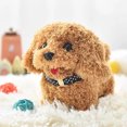 thumbnail image 6 of Honeeladyy Mini Robot Puppy Toy Plush Soft Comfortable Electronic Interactive Realistic Pet Dog, Walking, stretching, Wagginh Tail Companion Animal Birthday Children's Day Gifts for Kids, 6 of 7