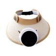 thumbnail image 2 of Kids Sun Visor Hat with Built-in Fan, UPF 50+ Cooling Summer Beach Cap, Cute Adjustable Outdoor Tennis Golf Visor Hat for Boys Girls Ages 3-10 Years Old, 2 of 6