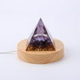 thumbnail image 4 of Cristales de pirámide de orgonita Ehuebsd de piedra Natural resina epoxi generador de energía curación chakras Reiki adornos de mesa de meditación, 4 of 5