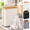 Beige-Large, variant on Grey Medium Free Standing Toilet Paper Storage Container Holds Up To 9 Mega Rolls