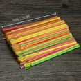 thumbnail image 3 of 200Pcs Spoon Straws Ideal for Snow Cones, Milkshakes, Smoothies, Desserts, Celebrations, Parties, & More(Multi-Colored), 3 of 7