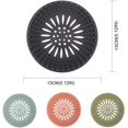 thumbnail image 5 of Nrdde Hair Catcher Shower Drain Cover - 4 Pack, Reusable Rubber Sink Strainer, 5 of 5