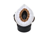 thumbnail image 4 of Mascarilla protectora contra el polvo, respirador químico industrial contra el vapor tóxico, máscara de cartucho de válvula transpirable fácil, negra Feliz Sencillez, 4 of 5