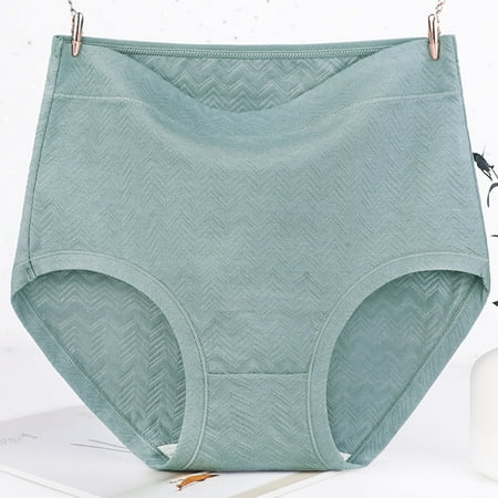 Reduced Price High Waisted Seamless Panties  Soft Breathable  Stretch Briefs  Comfortable Ladies Briefs  For Daily Wear  Seamless Underwear  Seamless Leggings  Plus Size Romper|Cotton Light Blue