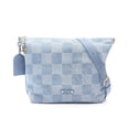thumbnail image 1 of Pre-Owned Louis Vuitton Vagabond Hobo Shoulder Bag in Denim and Leather, Men's Blue,... (Good), 1 of 5