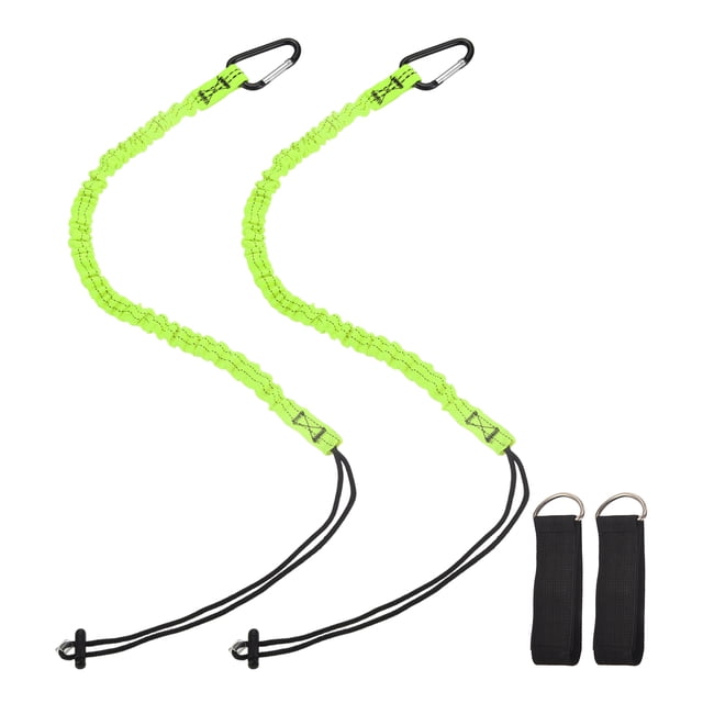 Correa Uxcell para herramientas, 2 Pcs, retráctil, protección contra caídas, límite de peso 10kg/22lb con bucle de bloqueo y cinta de sujeción