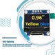 thumbnail image 5 of Matsuzay Tablero OLED Módulos de pantalla de iluminación automática de alta definición Pantallas de ferias comerciales Pantalla LED autoluminosa Electrónica Amarillo azul, 5 of 6