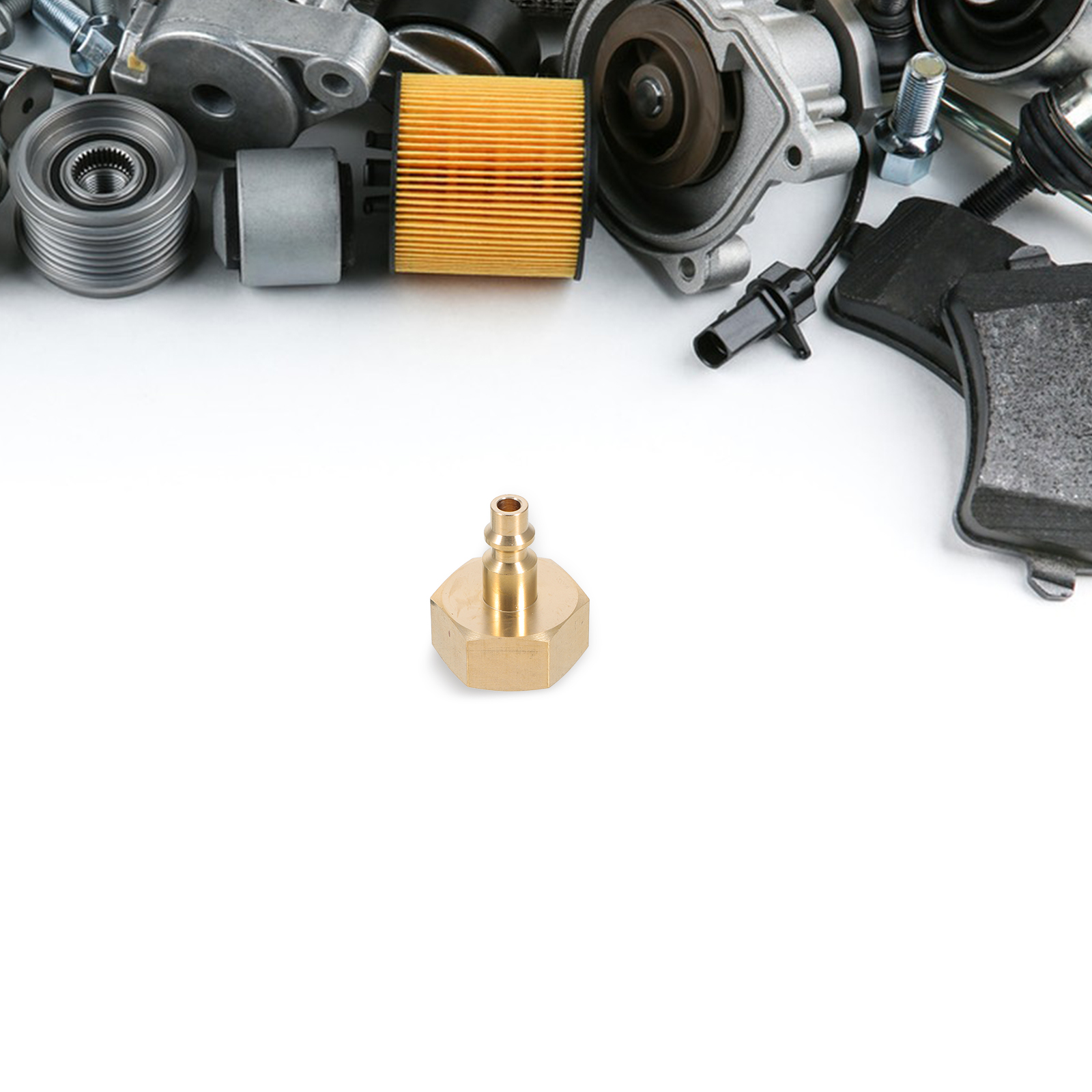 Pressure Test Adapter ICT Billet -12AN To 1/4 Air Compressor Quick ...