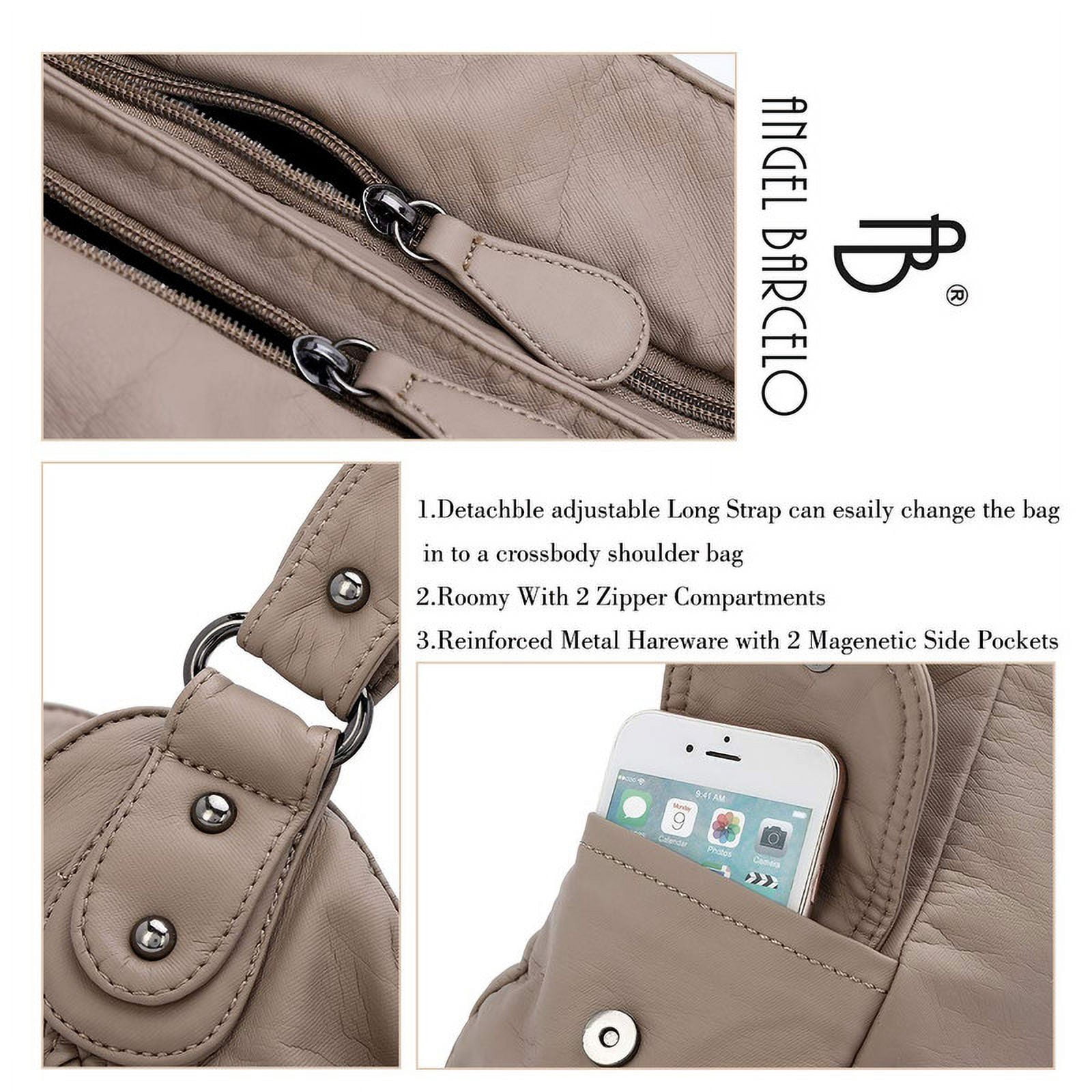 Angel Barcelo Women's handbag with adjustable simple crossbody bag