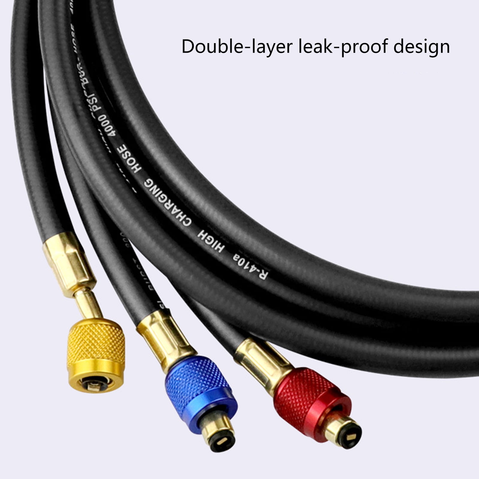 Refrigerants HVAC Manifolds Gauges Hose ,Charging Hoses with Valves for HVAC R22 R502 R1234YF