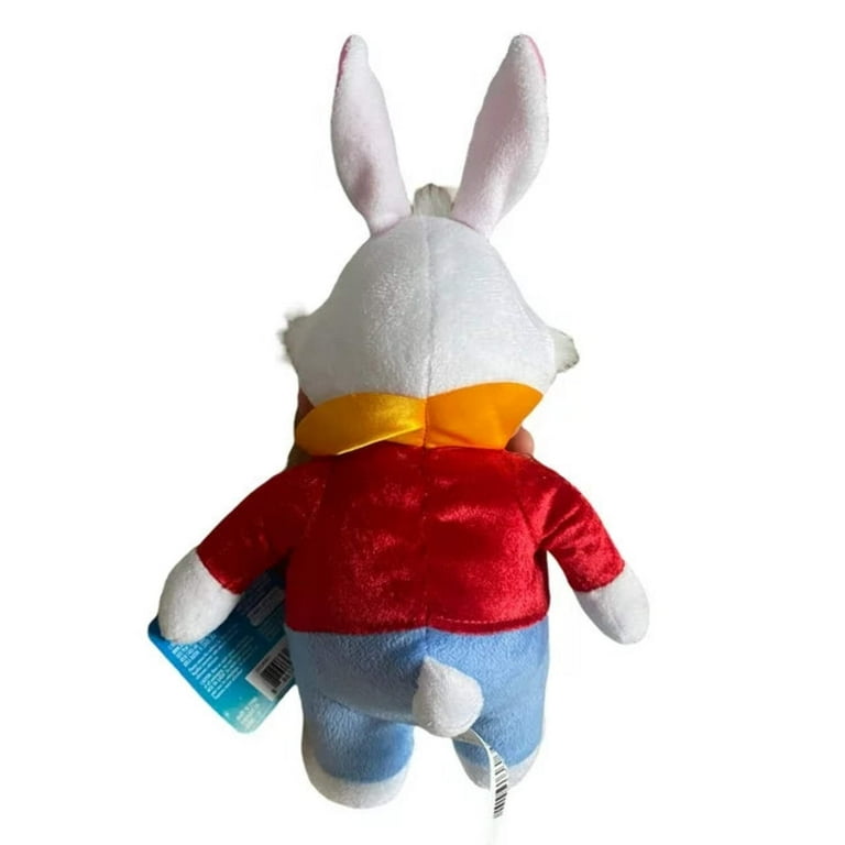 Disney Alice in Wonderland Plush 10 White Rabbit Stuffed Plush Bunny Walmart