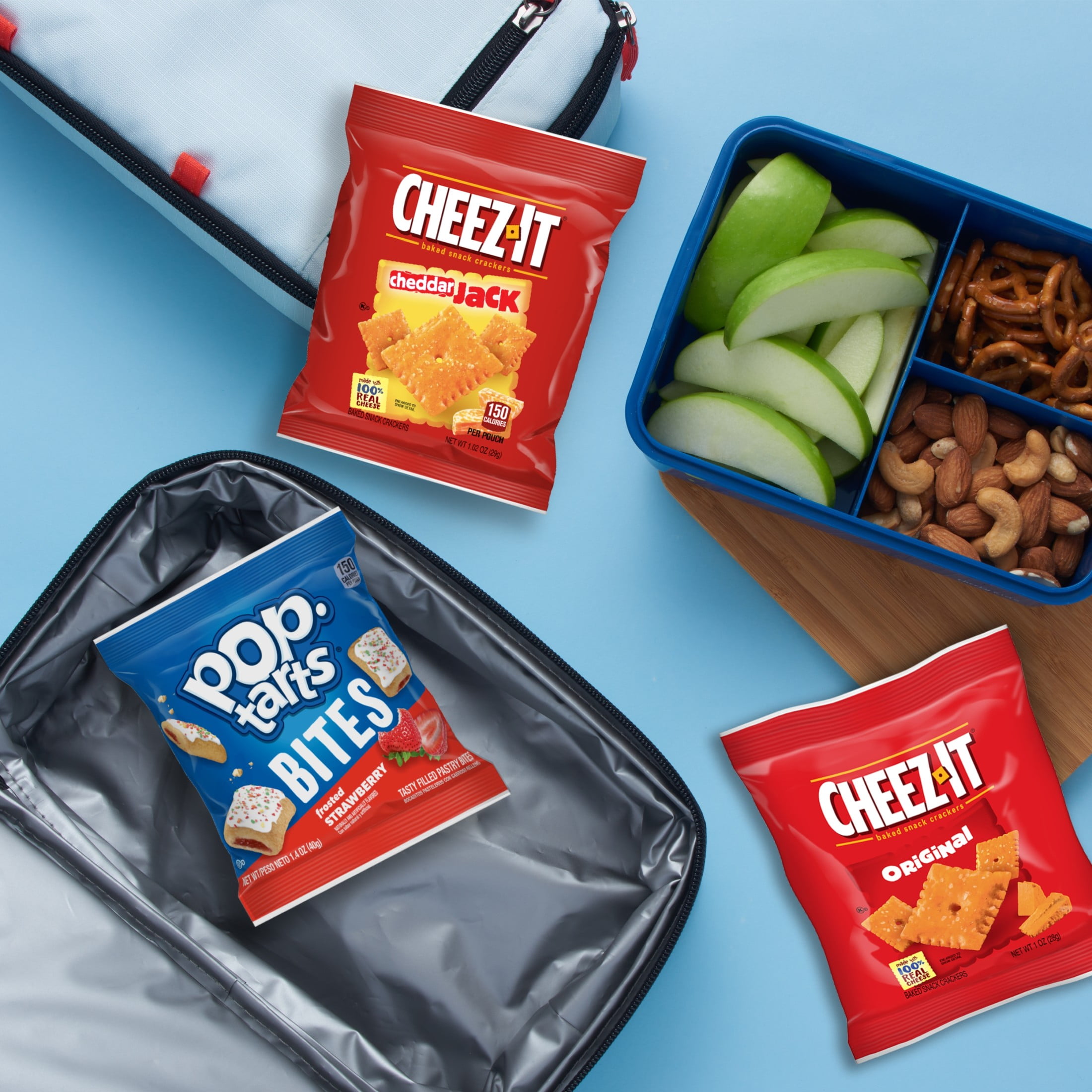 Cheez-It & Pop-Tarts Grab 'N Go Variety Pack Lunch Snacks, 33.42 oz 30 Count