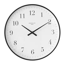 12" BLACK & WHITE WALL CLOCK