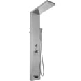 thumbnail image 1 of VEVOR Shower Panel Tower System Stainless Steel Multi-Function Shower Panel with Spout Rainfall Waterfall Massage Jets Tub Spout Hand Shower for Home Hotel Resort (Split, Polished Silver), 1 of 9