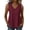 363#Red, variant on Women's Eyelet Tank Tops Casual Sleeveless V-Neck Blouses Empire Waist Trendy Boho Summer Beach Vacation Outfits