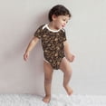 thumbnail image 3 of Kdxio Brown Camouflage Skull Pattern Unisex Baby Cotton Short Sleeve Bodysuits-6 Months, 3 of 5