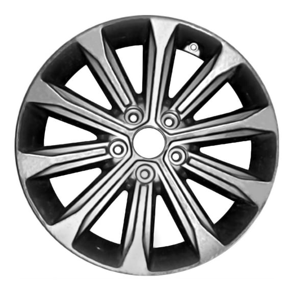 Remanufactured Machined Medium Charcoal Aluminum Wheel 17 x 7 52910E6210 fits 2016-2017 Hyundai Sonata