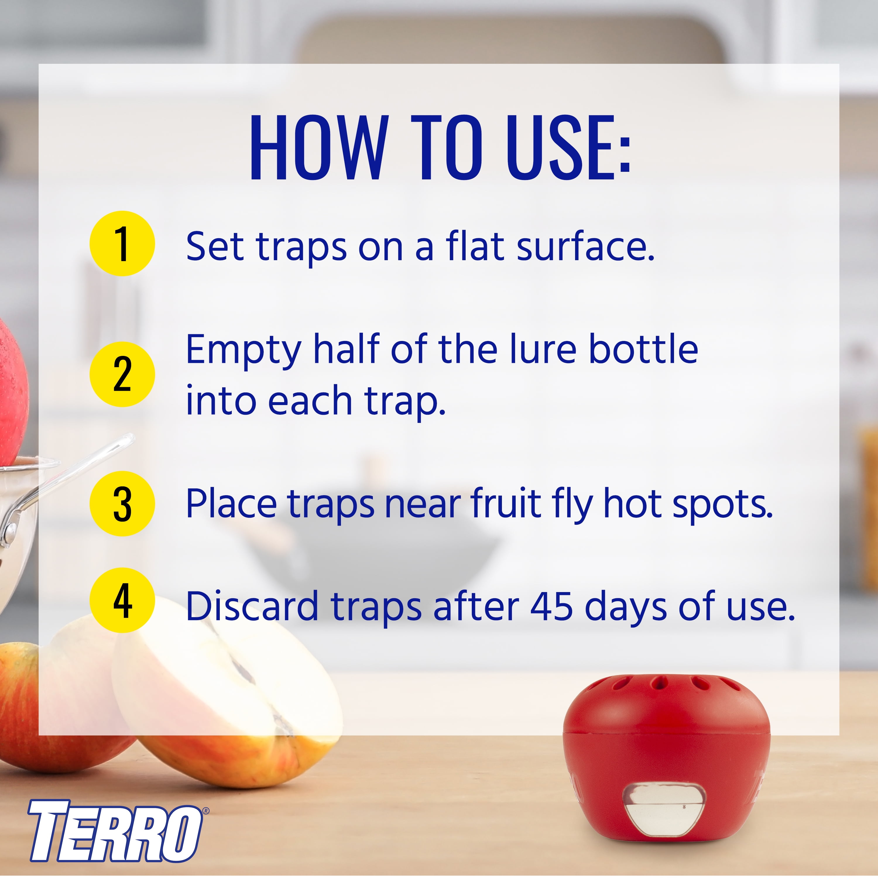TERRO Fruit Fly Trap T2506 - Indoor / Outoor
