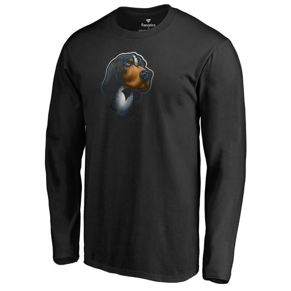 Men's Black Tennessee Volunteers Midnight Mascot Long Sleeve T-Shirt