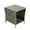 Gray, variant on Tcbosik Rattan Side Table, End Table with Storage, Patio Side Table for Indoor Outdoor Porch Lawn Poolside Garden Backyard Balcony, Brown