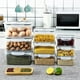 thumbnail image 3 of Refrigerator Storage Box Fridge Organizer Vegetable Fruit Boxes Drain Basket Storage Containers Pantry,Large, 3 of 5