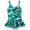 A, variant on Uccdo Little Girls One-Piece Swimsuits, Toddler Girl Ruffled Skirt Bathing Suit Bikini Swimwear 3-9T