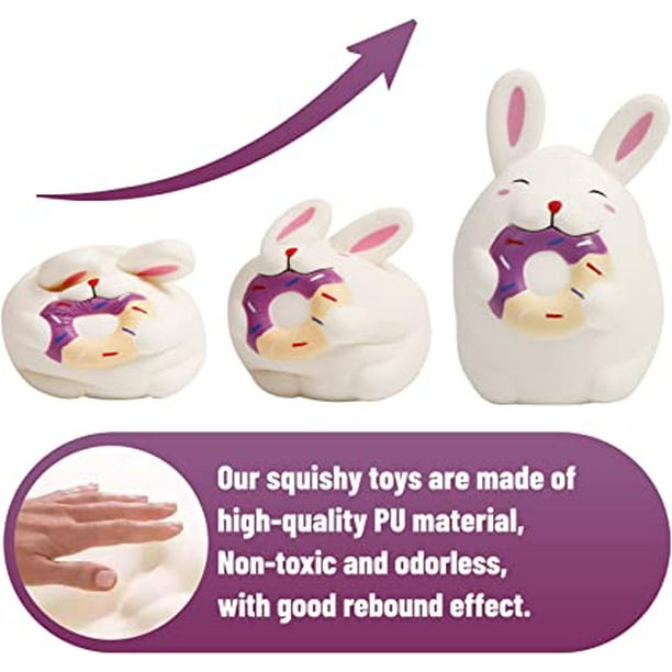 Antistress Squishy Animales Rabbit Galaxy Simulated Animal Doll Slow Rising  Bread Scented Squeeze Toy Stress Relief Fun for Kid
