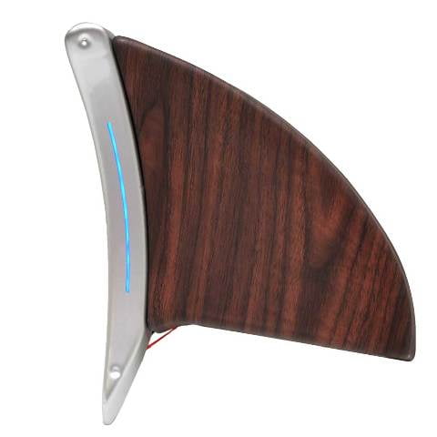 Godfrey Boat Blank Port Panel 292147 | Sanpan Woodgrain Silver LED