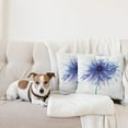 thumbnail image 4 of Ambesonne Nature Throw Pillow Cover 2 Pack, Earth Cornflower, 24", Navy Blue White, 4 of 7