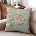 thumbnail image 2 of Exprimez Votre Hippie Soul : Ensemble de 2 Housses de Coussin Décor Boho Rétro Mandala Floral 18x18, 2 of 7
