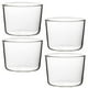 thumbnail image 3 of 4 vasos de vidrio reutilizables de 200 ml para cupcakes, postres y bebidas., 3 of 4