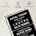 thumbnail image 6 of Elephant Stock Bus Roll Paris Wall Art - Vertical Multi Panel Canvas - Living Room Wall Decor - Inspirational And Typography Multi Panel - Black And White Decor - 30" x 62", 6 of 8