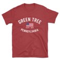 thumbnail image 1 of Green Tree Pennsylvania Patriot Men's Cotton T-Shirt, 1 of 1