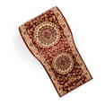 thumbnail image 2 of Custom Size Runner - Choose Your Length - Delos Red -Traditional Oriental Floral Medallion - 27 Inch Wide x 15 Feet Long Runner (27" x 15' Runner) Rug, 2 of 5