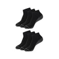 thumbnail image 5 of Hanes Ultimate Men's Ultra Cushion Ankle Socks, 6-Pairs Black 6-12, 5 of 5