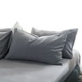 thumbnail image 1 of Linens Fundas de Almohada 100% Lino Francés con Bordado - Paquete de 2 - Lino Natural Lavado Color Sólido Suave Transpirable -, 1 of 5
