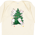 thumbnail image 4 of Inktastic Kawaii Cats Christmas Tree Boys or Girls Long Sleeve Baby Bodysuit, 4 of 5