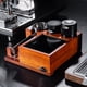 thumbnail image 3 of IKAPE Coffee Products 2.087 in Espresso Tamper Premium Barista Café calibrado Tamper con resorte 100% acero inoxidable Tamper Compatible con portafiltro sin fondo Breville de 2.126 in (negro), 3 of 5
