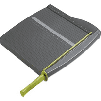 Paper Cutter, Guillotine Trimmer, 12" Cut Length, 10 Sheet Capacity