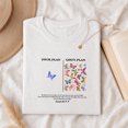 thumbnail image 2 of Jollimate Your Plan Vs God's Plan Shirt, Butterfly Isaiah 55 Christian Faith Tee, 2 of 5