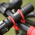 thumbnail image 4 of Correa de silicona para bicicleta, banda para linterna, clip para linterna, soporte para luz de bicicleta (rojo), 4 of 7