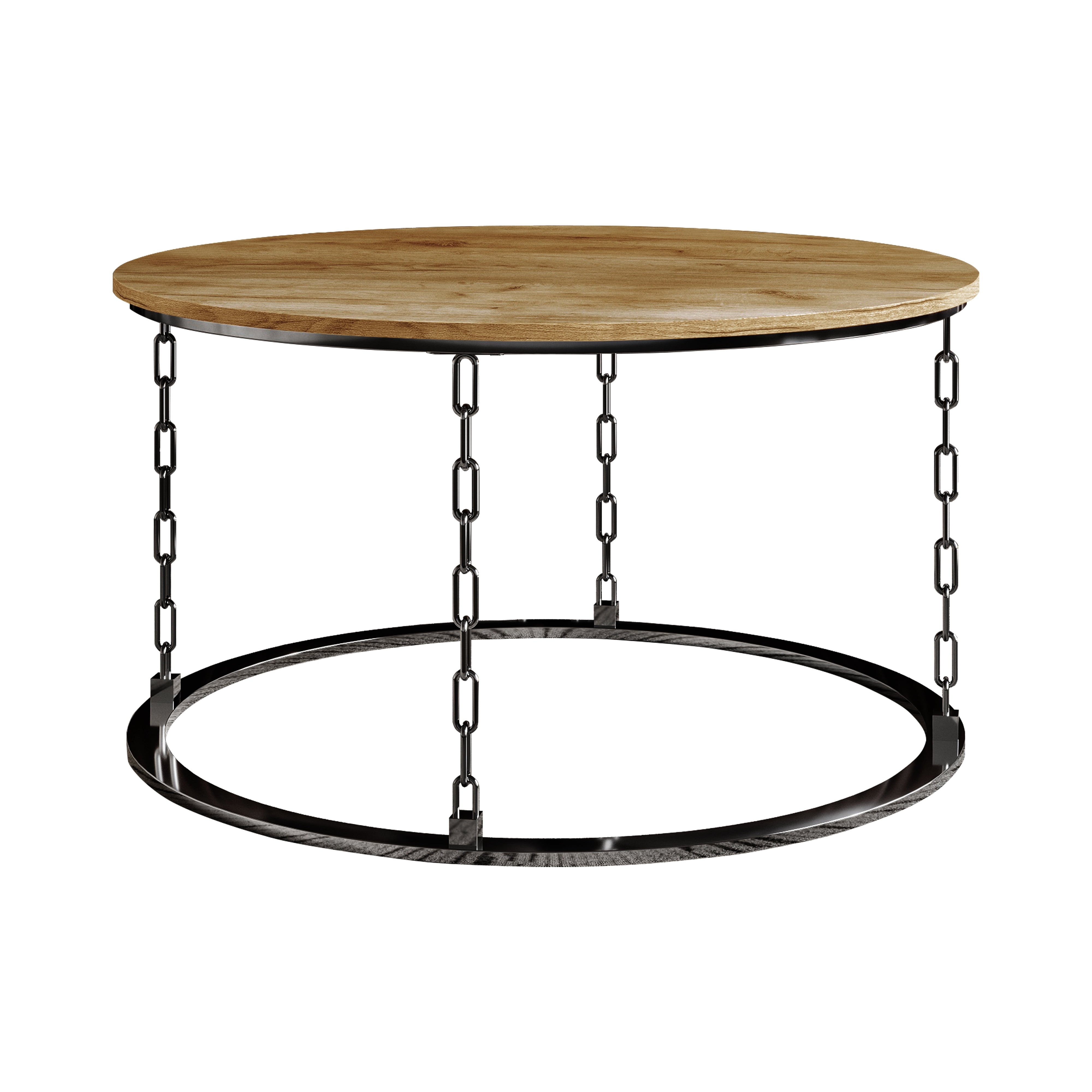 Castle Place Classic 3 Piece Coffee Table Set, Light Oak