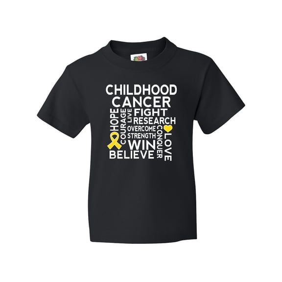 Inktastic Childhood Cancer Awareness Walk Youth T-Shirt