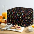 thumbnail image 4 of TSOVTHRID Colorful Dog Paw Print 4 Slice Toaster Covers Kitchen Accessories Multicoloured Decor Anti-scratch Bread Maker Oven Washable Covers, 4 of 8