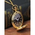 thumbnail image 2 of Reloj de Bolsillo Dorado Liso Elegante Analogo con Cadena Genérico Reloj de Bolsillo Dorado, 2 of 3