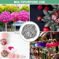 thumbnail image 6 of 12-Pack Wicker Rattan Balls 40mm/1.6 Inch Decorative Orbs Vase Fillers Bowl for Christmas/Weddings/Thanksgiving/DIY Crafts/Home Decor [Silver], 6 of 6