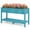 Blue, variant on Costway HIPS Raised Garden Bed Poly Wood Elevated Planter Box with Legs, Storage Shelf Black