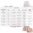 thumbnail image 4 of HVOBTTY Toddler Girl's Summer Comfortable Soft Floral Print Sleeveless Crew Neck Skort Breathable Layer Sleepwear 2 Piece Outfit Suits Pink,2-3 Years, 4 of 5