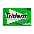 thumbnail image 3 of Trident, Spearmint Sugar-free Gum Pack, 14 Pieces, 3 of 5